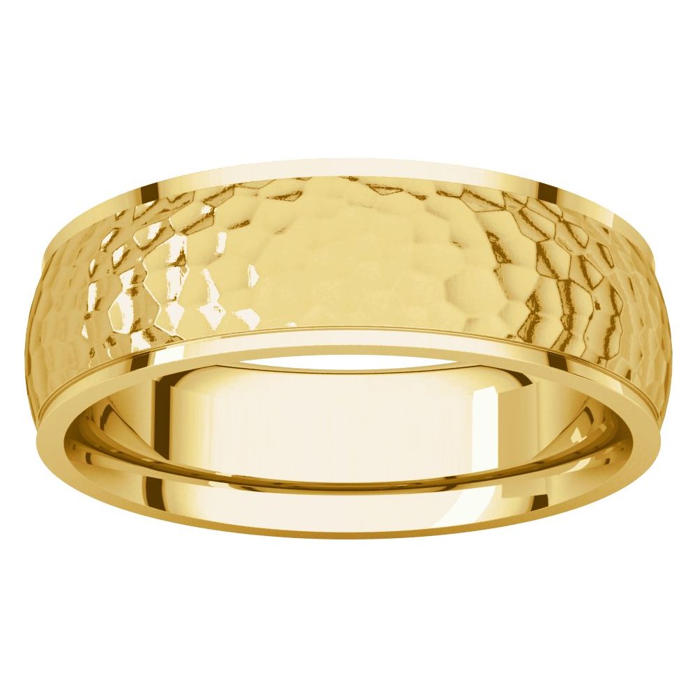 Stepped Edge Half Round Band