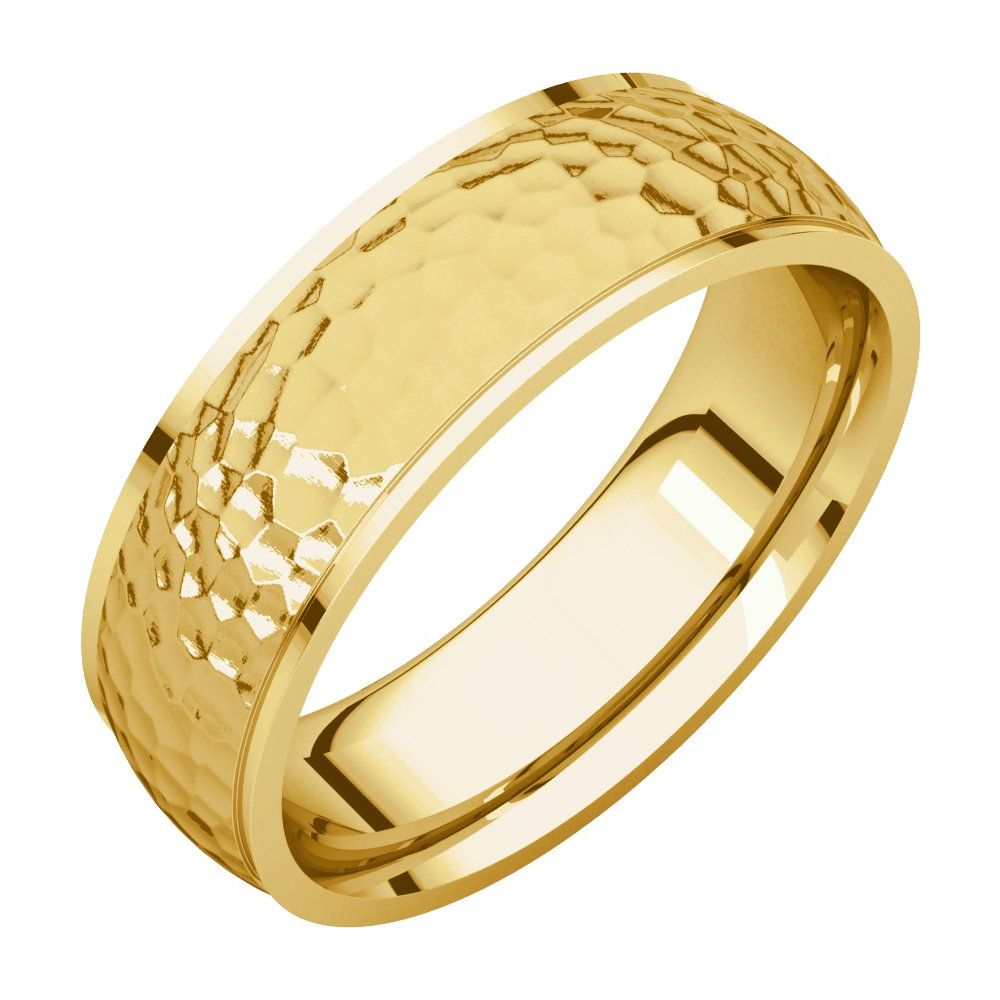 Stepped Edge Half Round Band